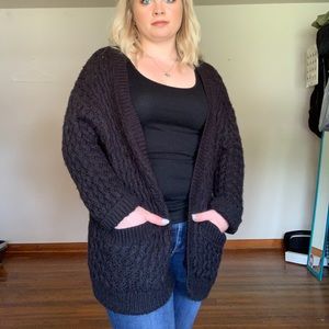 ❤️3/20❤️H&M slouch cable knit sweater